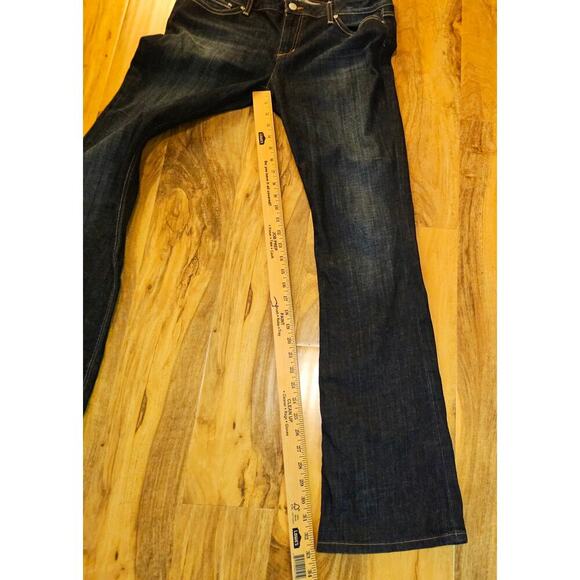 Joe's Jeans Sz32 bootcut Honey blue pants.  Worn look. Stylish. Y2K. Casual. - Picture 6 of 16